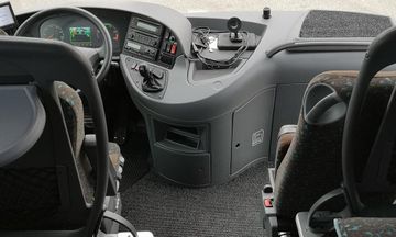 Bus Fahrercockpit